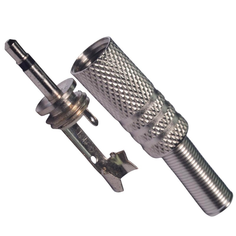 CESS 2.5mm Mono TS Plug Jack Solder Audio Cable Connector (2 Pack) - Image 2